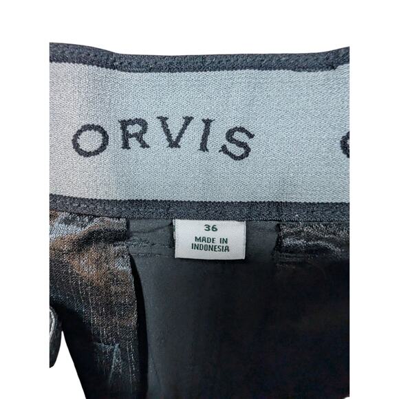 Mens Orvis Black 4 way Stretch 9" Inseam Cargo Short with Belt Sz 36 NWOT Dad - Picture 6 of 9